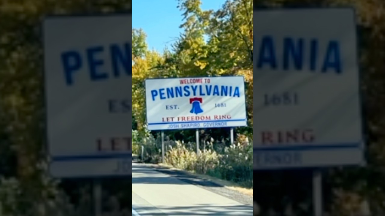 Welcome to Pennsylvania😃 #pennsylvania #travel #trucking