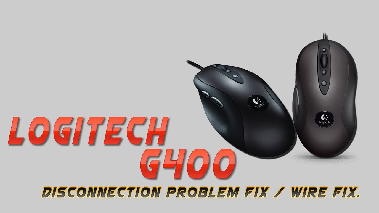 Logitech G400 Mouse Disconnection Issue Fix - YouTube