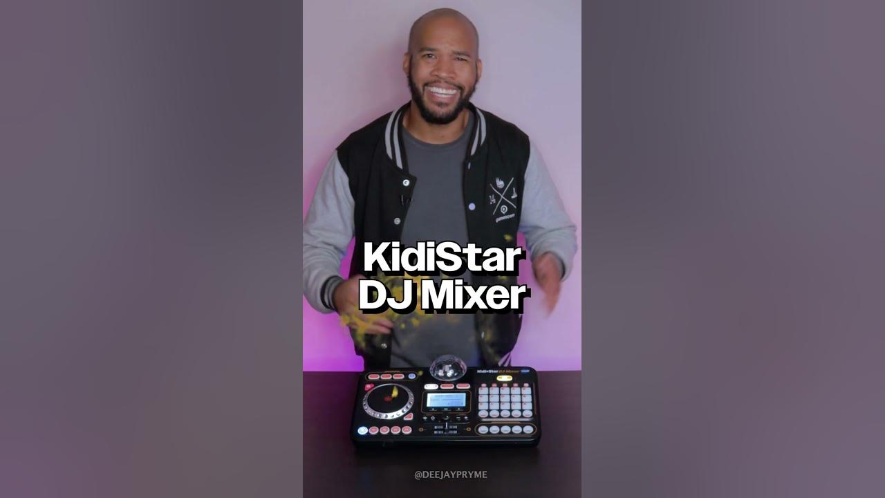 VTech KidiStar Table de mixage DJ (version anglaise) Noir 