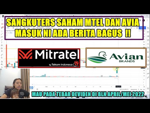Sangkuters Saham MTEL & AVIA masuk !! Mau tebar deviden lumayan bulan april atau mei 2022 - Analisa