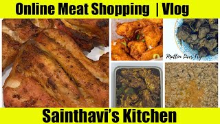 1st Time Buying Meat Online Shopping Vlog in Tamil | Mutton recipes | USA Tamil Vlog 5th Oct 2020