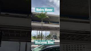 Metro Mover Biscayne Blvd…@drivingmiami305 #shorts