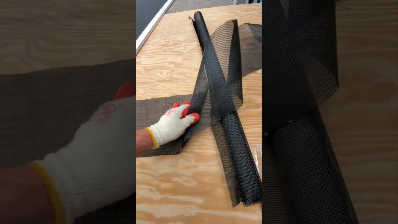 Heavy duty Pet Mesh Screen Install Sliding Screen Door YouTube Heavy duty Pet Mesh Screen Install Sliding Screen Door YouTube