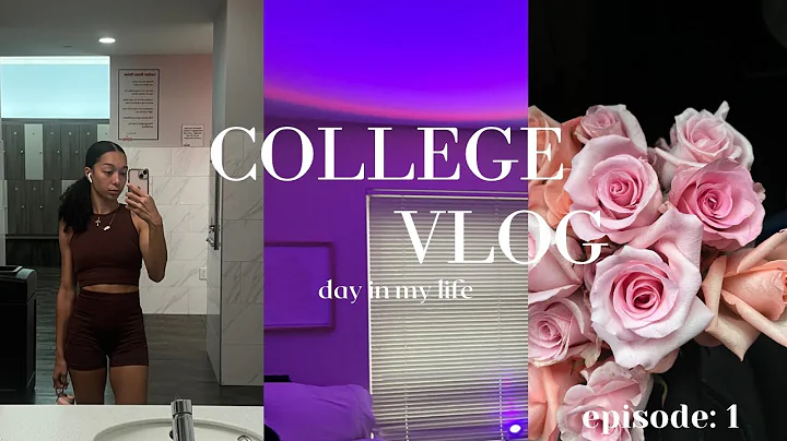 COLLEGE VLOG: ep1 | grwm, gym, deep clean motivation, getting surprised