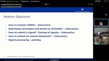 Union Pharmacovigilance Database: refresher webinar on signal management overview