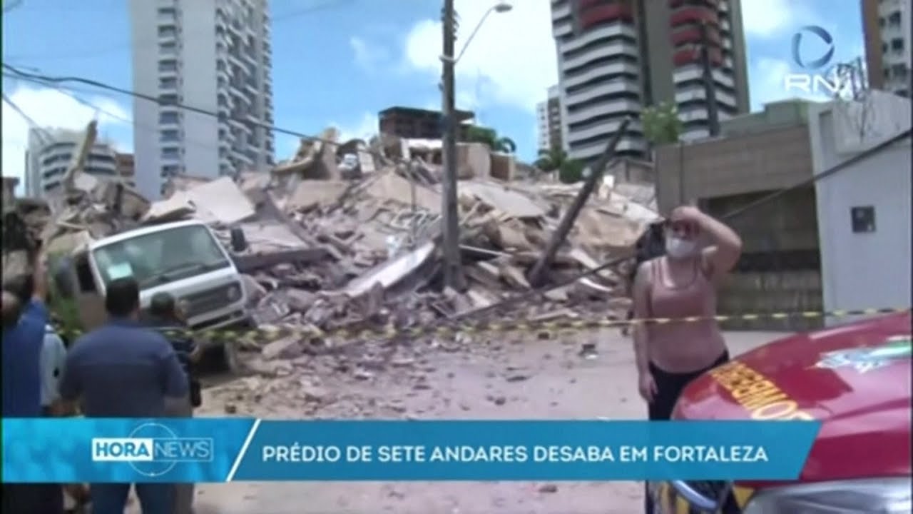Al menos un muerto por derrumbe de un edificio en Brasil - YouTube