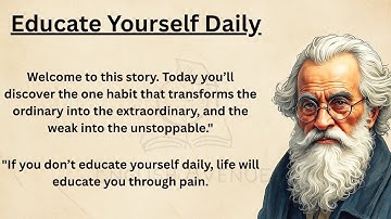 Educate Yourself or Stay Weak Forever" || Graded Reader Level 2 || Improve Your English Fluency ✅️
