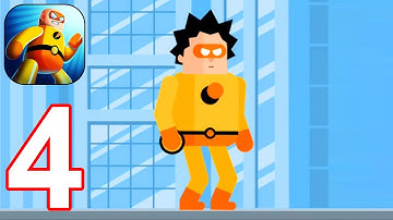 The Superhero League - Gameplay Part 4 All Levels Super Boom Max Level (Android, iOS)