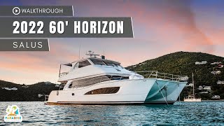 2022 60' HORIZON WALKTHROUGH | SALUS by Paradise Yacht Management 126 views 2 months ago 4 minutes, 58 seconds