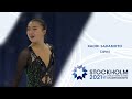Kaori Sakamoto (JPN) | Ladies Free Skating | ISU Figure Skating World Championships