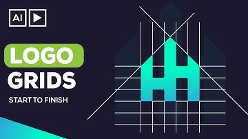 How To Design A Logo Using Grid Method | Adobe Illustrator Tutorial |