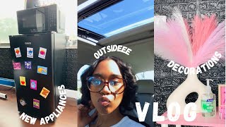 VLOG: NEW SUITE DECOR + NEW PRODUCTS + APPLIANCE SHOPPING + CLEANING UP