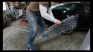 How to build Everbilt Chain Link Gate Kit