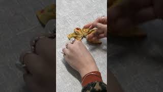 Easy how to make fabric flowers guide! #fabricflowers #fabricflowermaking #diycrafts #howto