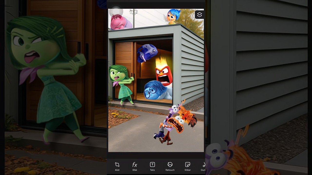 POV Anger and Sadness want Privacy | Inside Out 2 #insideout2 #anger #sadness #disney #viralshorts