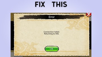 How to fix "Connection failed Returning to title" in NARUTO X BORUTO NINJA VOLTAGE