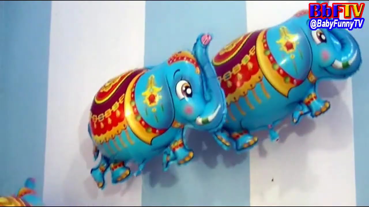 Balon Karakter Gajah Balloons Character Elephant Toys Kids YouTube