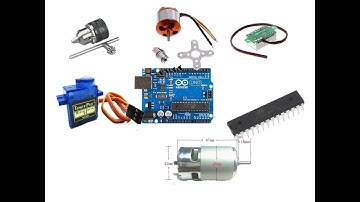 Unboxing arduino,775 dc motor, servo motor,1800kv brushless motor,drill chuck