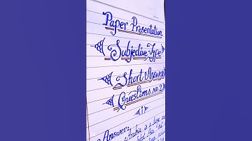 Toppers Paper Presentation for Board Exams | Paper Presentation | English Paper Presentation 2025
