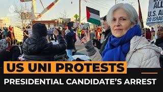 US presidential candidate speaks out after anti-war protest arrest | AJ #shorts