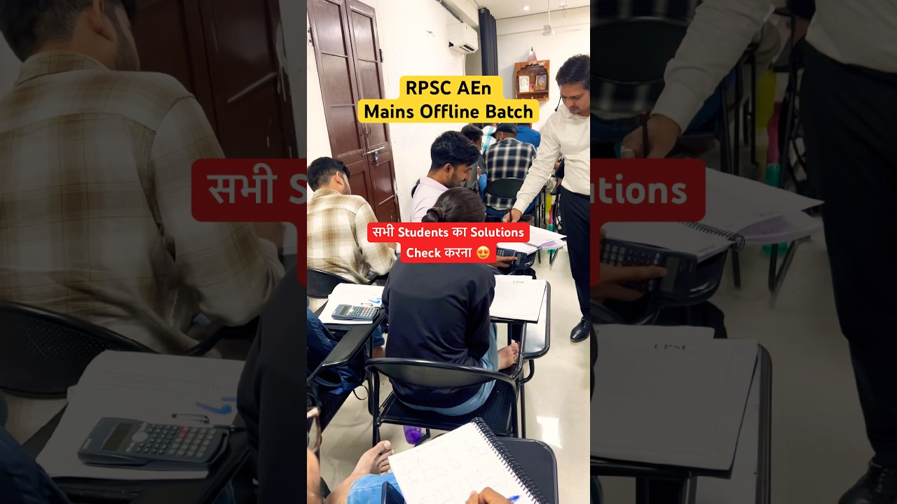 RPSC AEn | Mains Offline Batch | SaSuTi | Dushyant Sir | 