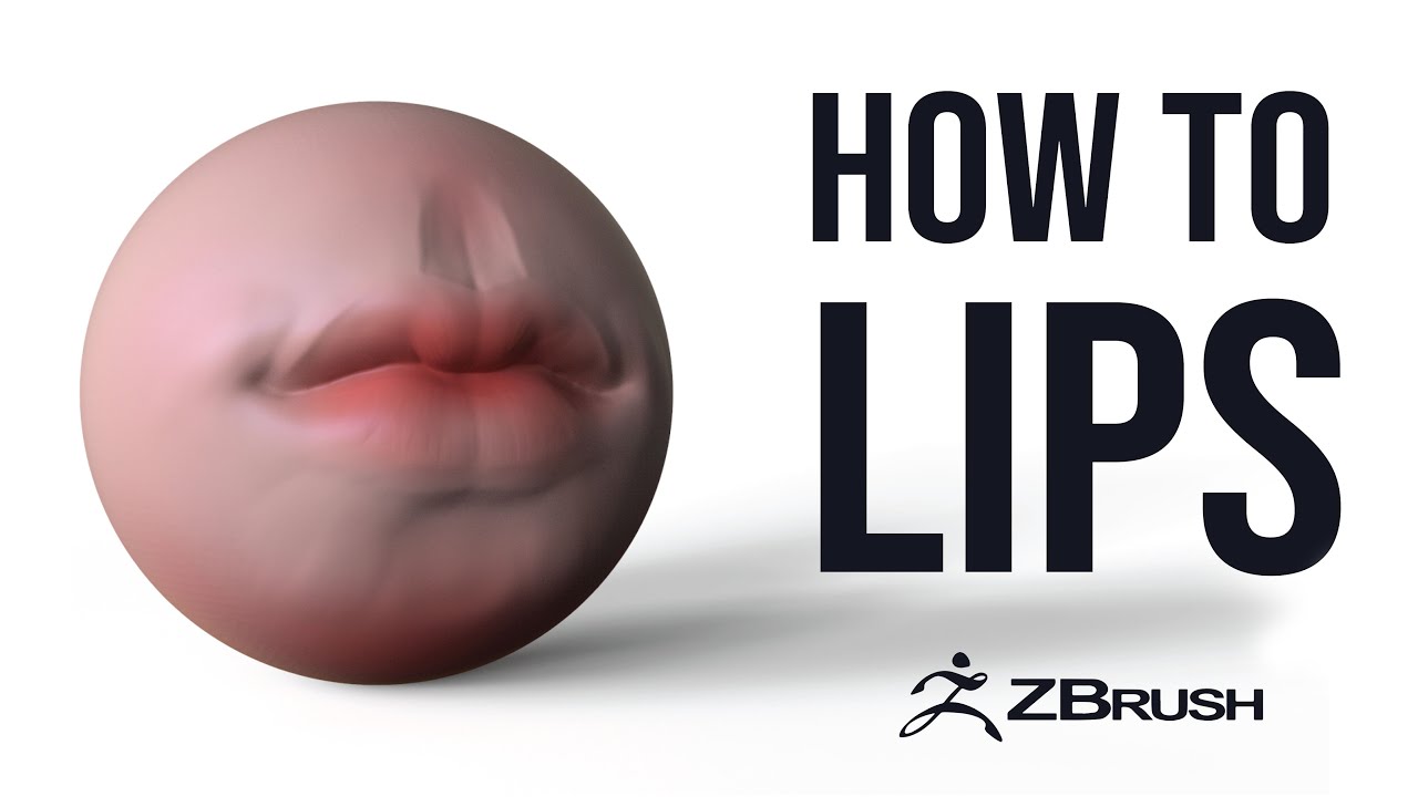 HOW TO ZBRUSH LIPS TUTORIAL IN 2 MINUTES YouTube