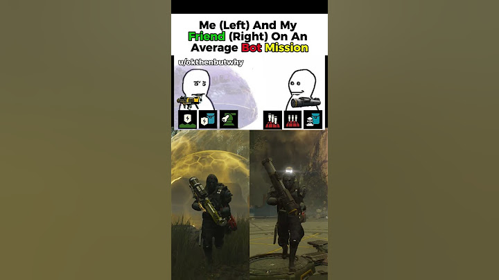 The Two types of Helldivers 2 Players