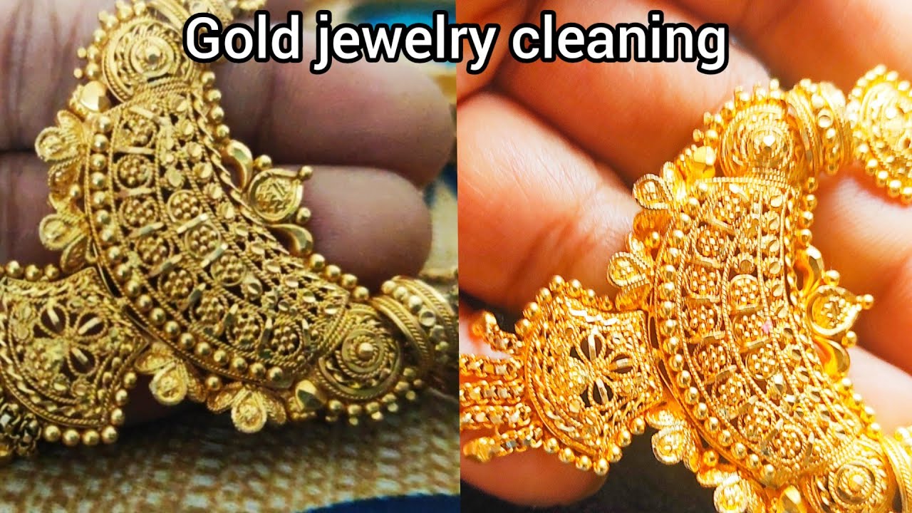 simple way to clean gold ornaments.పాత బంగారు ఆభరణలు కొత్త వాటి ల