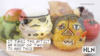 Incredible rice ball art