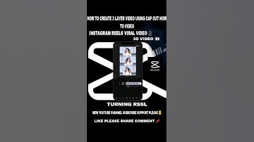 How to create 3 layer video using capcut how to make videocollage 1 click me collage video kese bnye