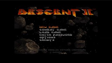 Descent II - Sony PlayStation - Intro & Title Screen