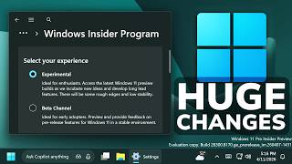 Huge Changes in Windows 11 Insider Program - New Channels, New Features, Easy Switch, and more screenshot 1