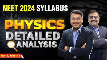 📢NEET 2024 Updated Syllabus: Detailed Analysis of PHYSICS🎯💪🔥 | Motion NEET | #nvsir #neet2024 #neet
