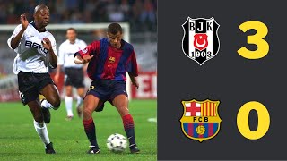 Besiktas 30 Barcelona  Extended Highlights & Goals  Uefa Champions League Group H (09192000)