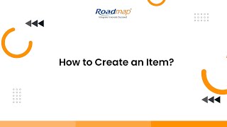 How to Create an Item?