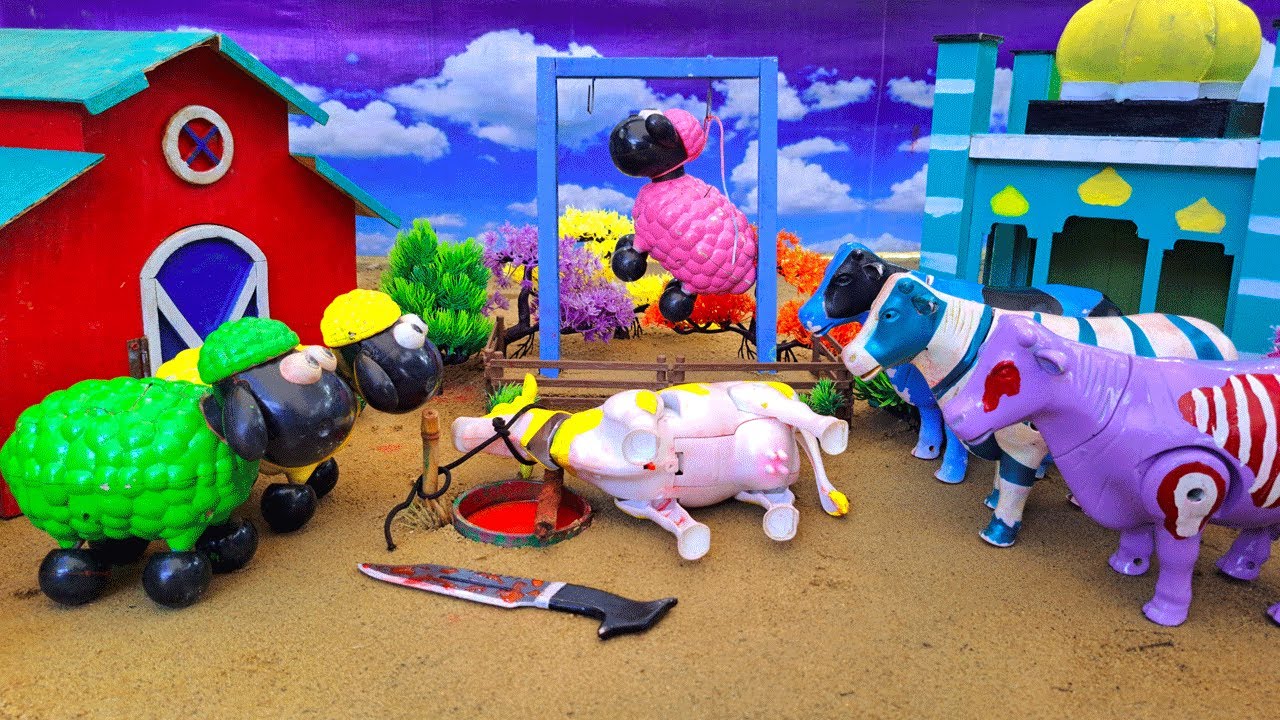 Wadidau‼️Proses Potong Sapi Kurban & Kerbau Lucu - Truk Oleng Angkut Sapi Kotor #31