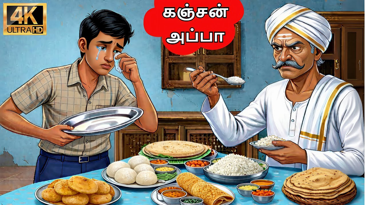 KANJOOS FATHER | Tamil Stories | Tamil moral stories | Stories in Tamil #needhikadhaigal