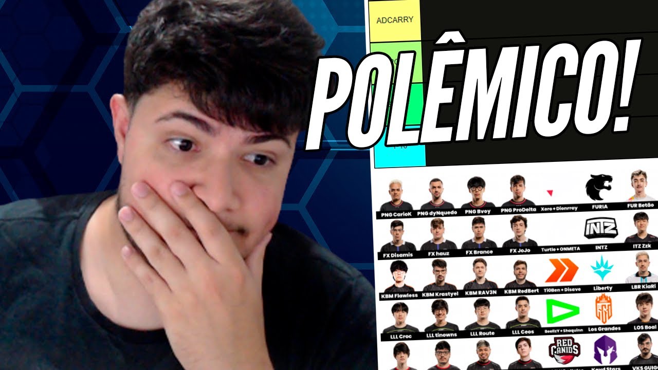 TIERLIST PLAYERS 2 SPLIT DO CBLOL 2023 , LOUD ROUTE? LOS GRANDES BOAL ...