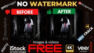 How to download free stock images & video without watermark |shutterstock|istock|2024 trick|#stock