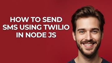 How to Send Sms Using Twilio In Node Js - GUIDE!