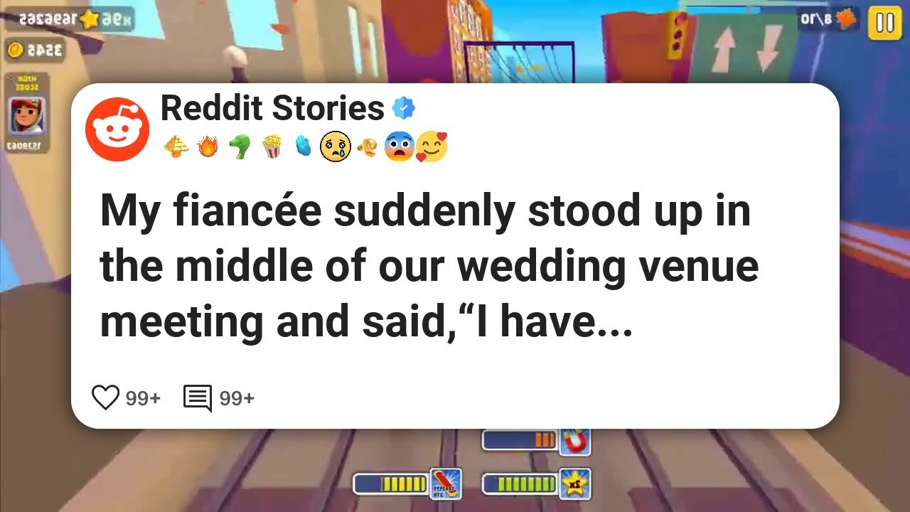 Моя невеста внезапно встала посреди нашей встречи по поводу выбора места проведения свадьбы и ска...