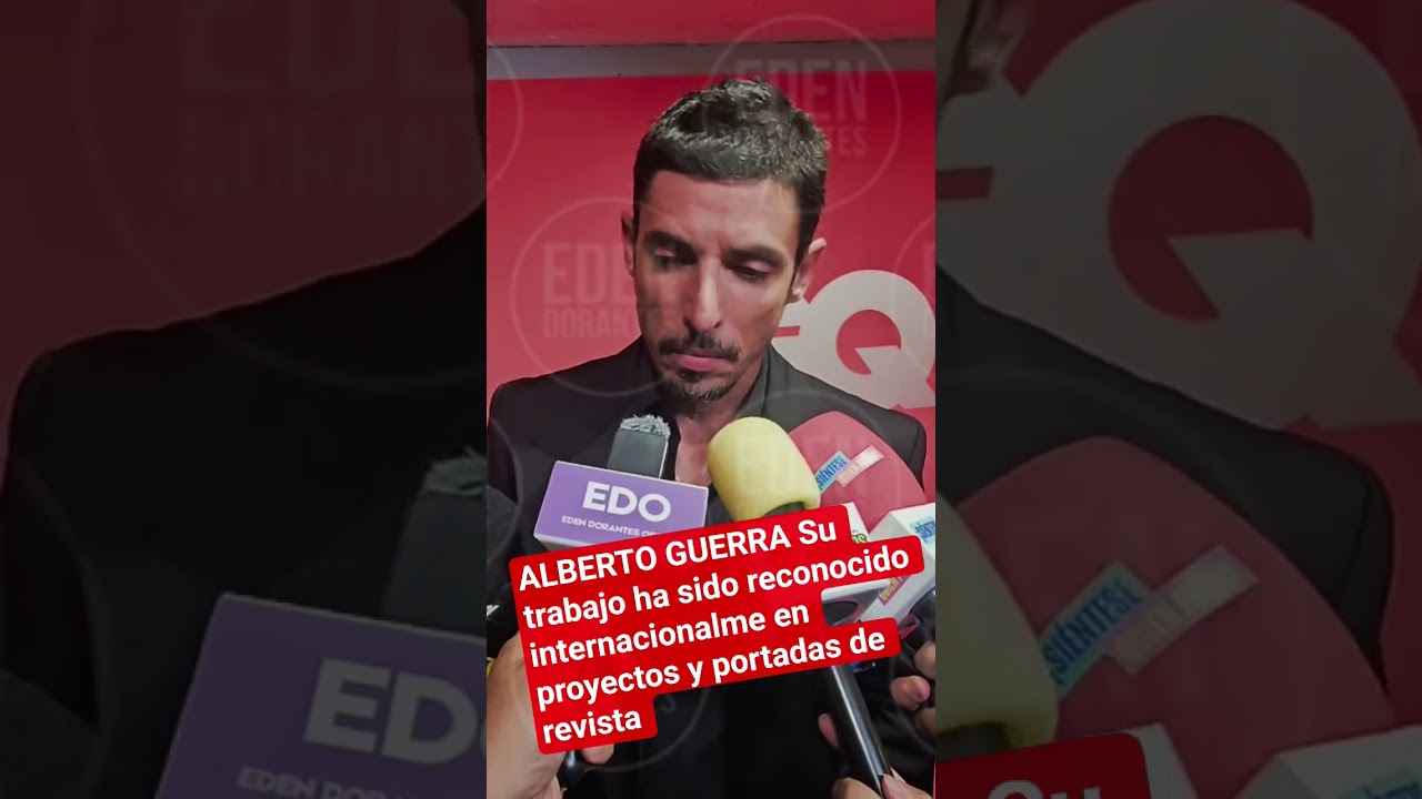 ALBERTO GUERRA Su trabajo ha sido reconocido internacionalme en proyectos y portadas de revista