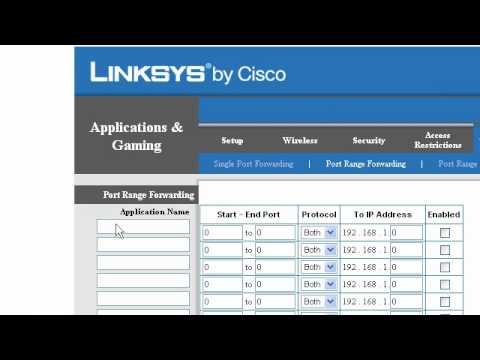 Linksys WRT160N application and gaming.avi