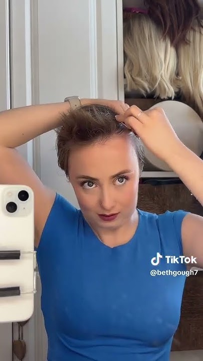  From short hair to beautiful Long hair. The wig is amazing. - YouTube