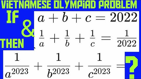 Vietnamese InternationalMath OlympiadProblem2022#olympiad #olympiadproblem#math
