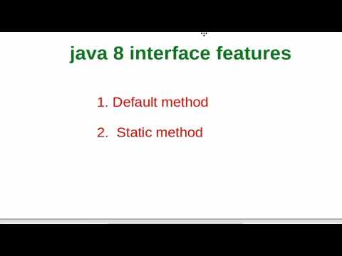 java default methods in interface in Hindi | java 8 interface features