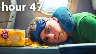 I Survived On Airplane Food for 50 Hours