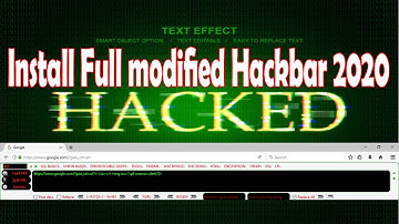 How to Install Full Modified Hackbar working method 2020