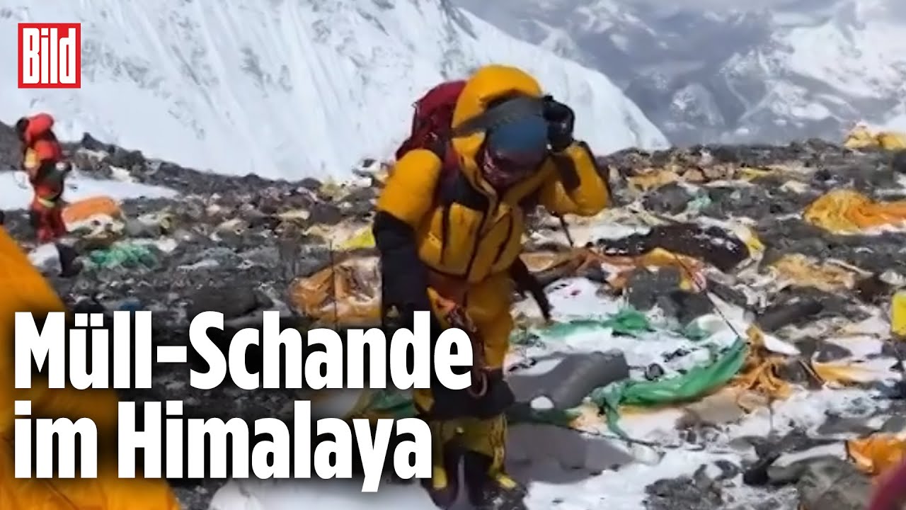 Himalaya Bewohner Mit 8 Buchstaben Müll-Problem auf dem Mount Everest: Sherpa zeigt dreckigstes Camp