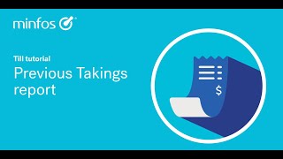 Previous Takings Report in Minfos